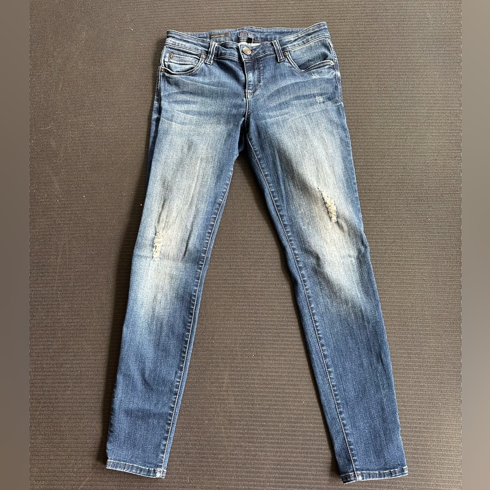 Kut from the Kloth Faded Blue Skinny Jeans
